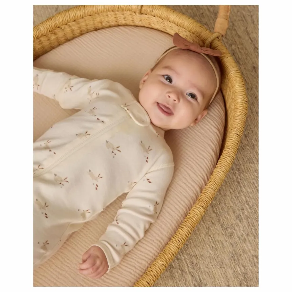 Combinaison Lapins Coton Bio | Ivoire