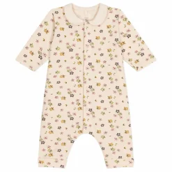 Combinaison Molleton Fleurs | Beige