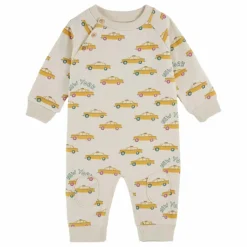 Combinaison Molleton Taxis Coton Bio | Ecru