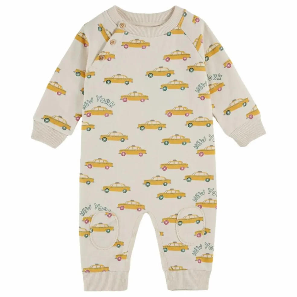 Combinaison Molleton Taxis Coton Bio | Ecru