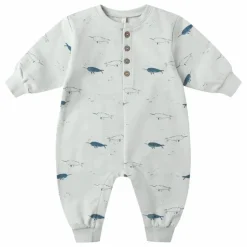 Combinaison Narvals Coton Bio | Bleu Clair