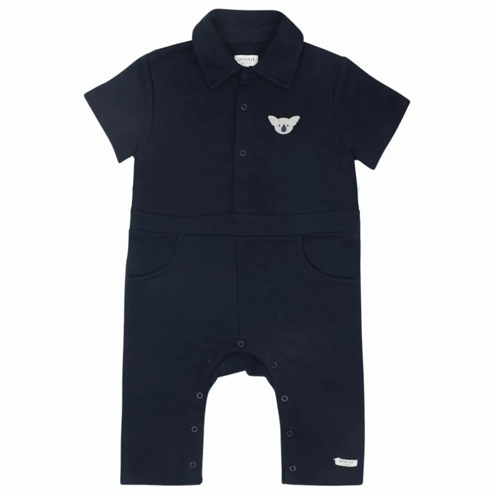 Combinaison Piebe Koala Coton Bio | Bleu marine