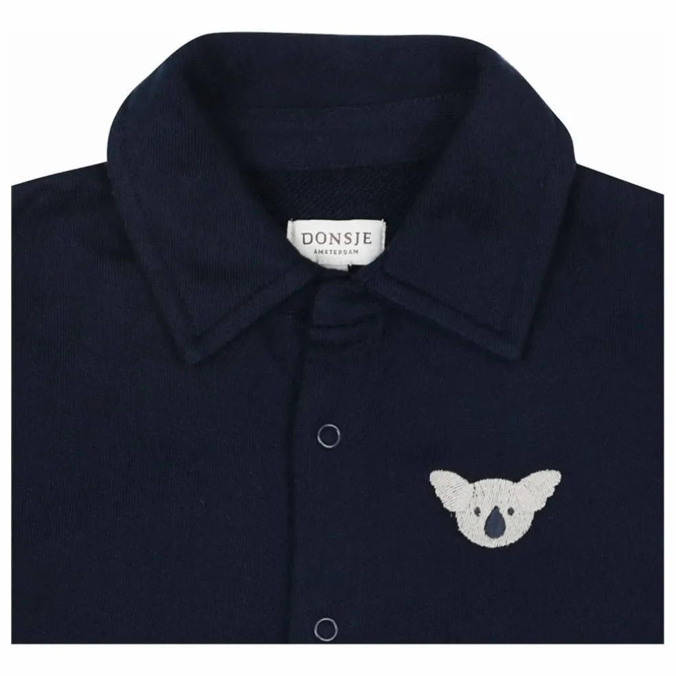 Combinaison Piebe Koala Coton Bio | Bleu marine
