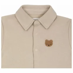 Combinaison Piebe Ours Coton Bio | Beige