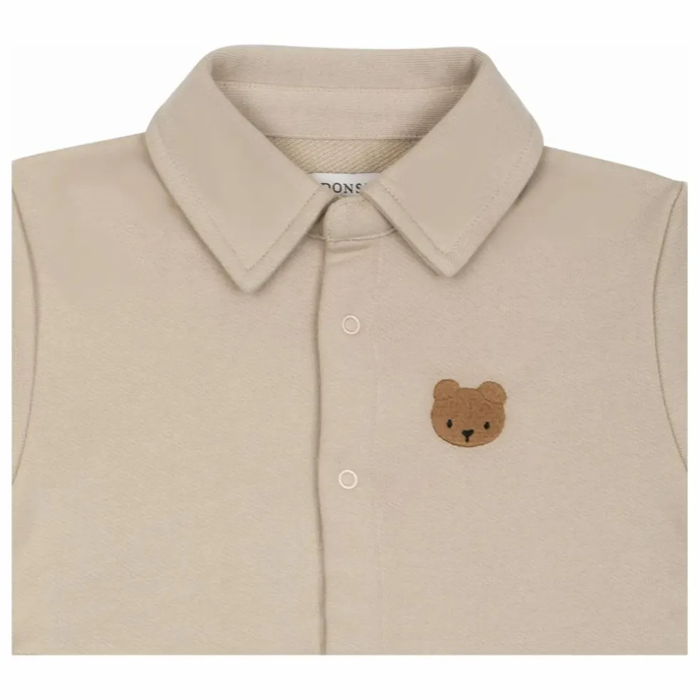 Combinaison Piebe Ours Coton Bio | Beige