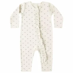 Combinaison Pointelle Coton Bio | Ecru