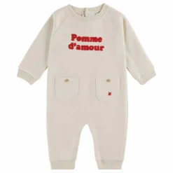 Combinaison Pomme d'Amour Coton Bio | Ecru