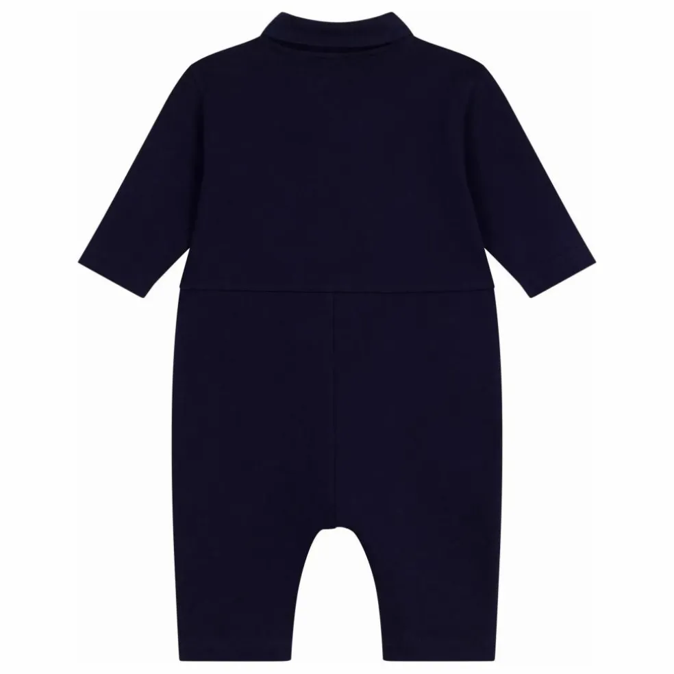 Combinaison Pompiste Jersey Coton Bio | Bleu nuit
