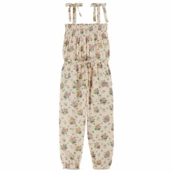 Combinaison Smockée Printemps | Beige