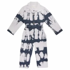 Combinaison Tie and Dye Vincent Coton Bio | Bleu marine