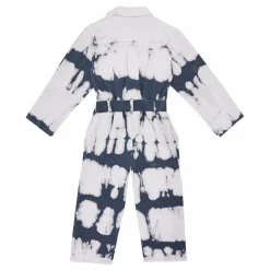Combinaison Tie and Dye Vincent Coton Bio | Bleu marine