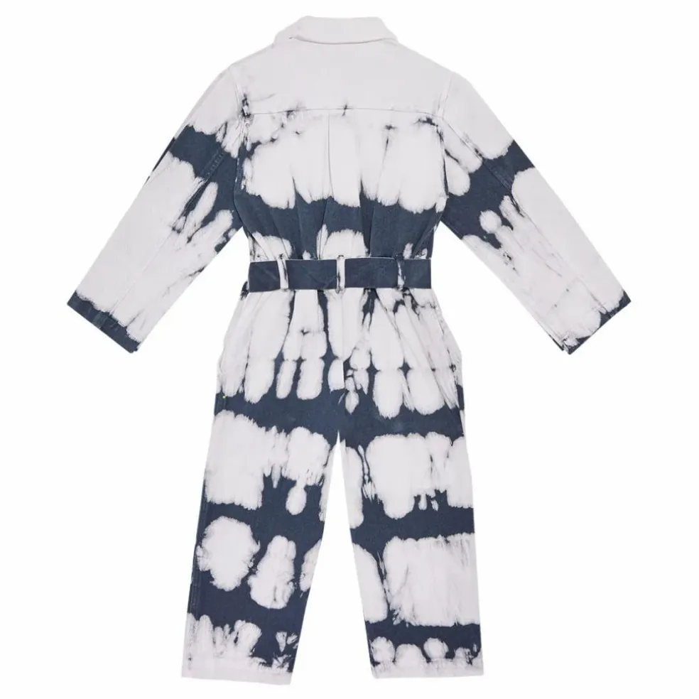 Combinaison Tie and Dye Vincent Coton Bio | Bleu marine