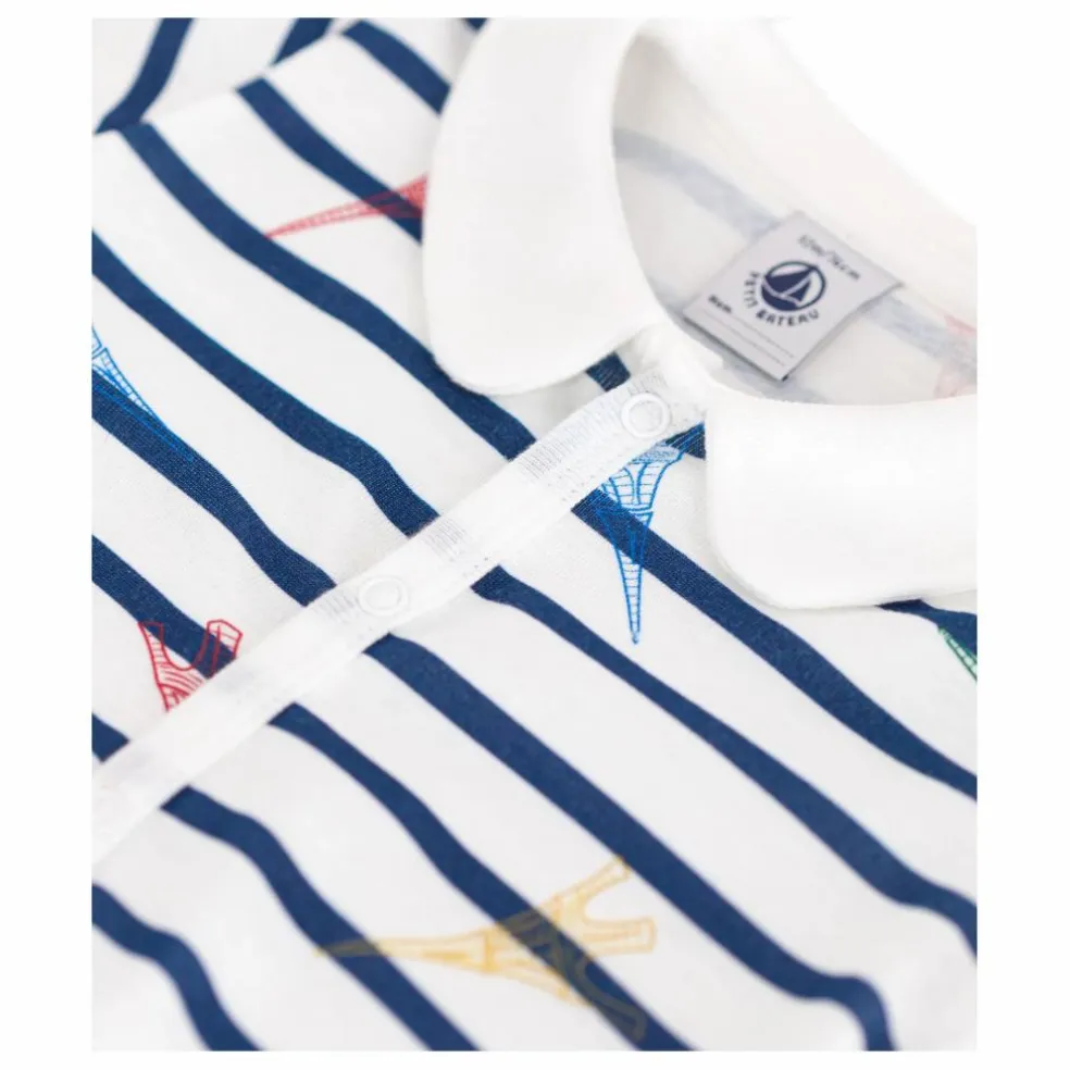 Combishort Baris Coton Bio | Bleu marine