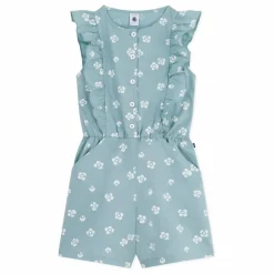 Combishort Boncapa Popeline Coton Bio | Sauge