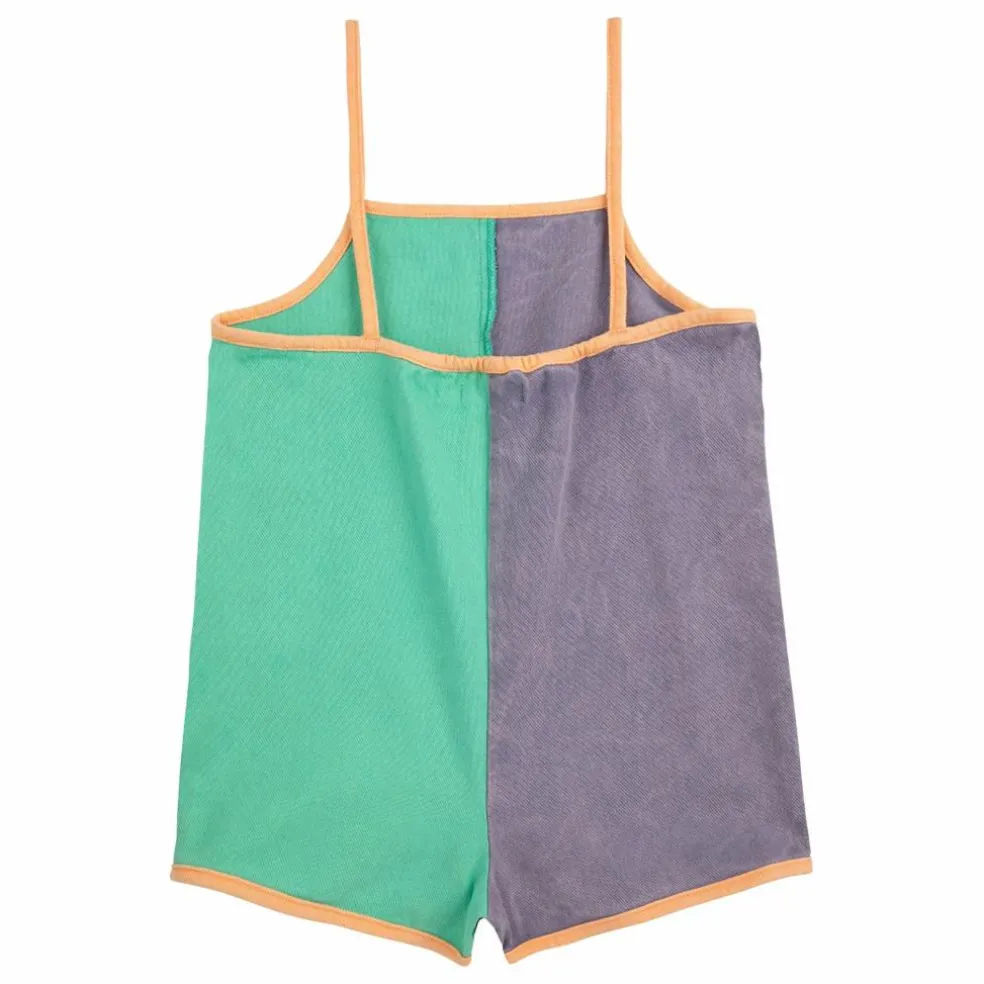 Combishort Colorblock Fibres Recyclées | Lavande