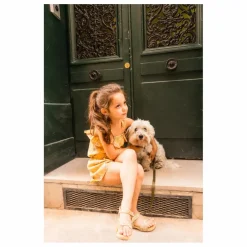 Combishort Hello Lurex | Jaune