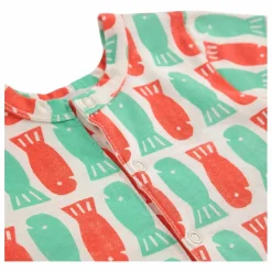 Combishort Poisson Coton Bio | Rouge