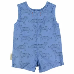 Combishort Tiger Coton Bio | Bleu