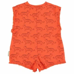 Combishort Tiger Poche Coton Bio | Orange