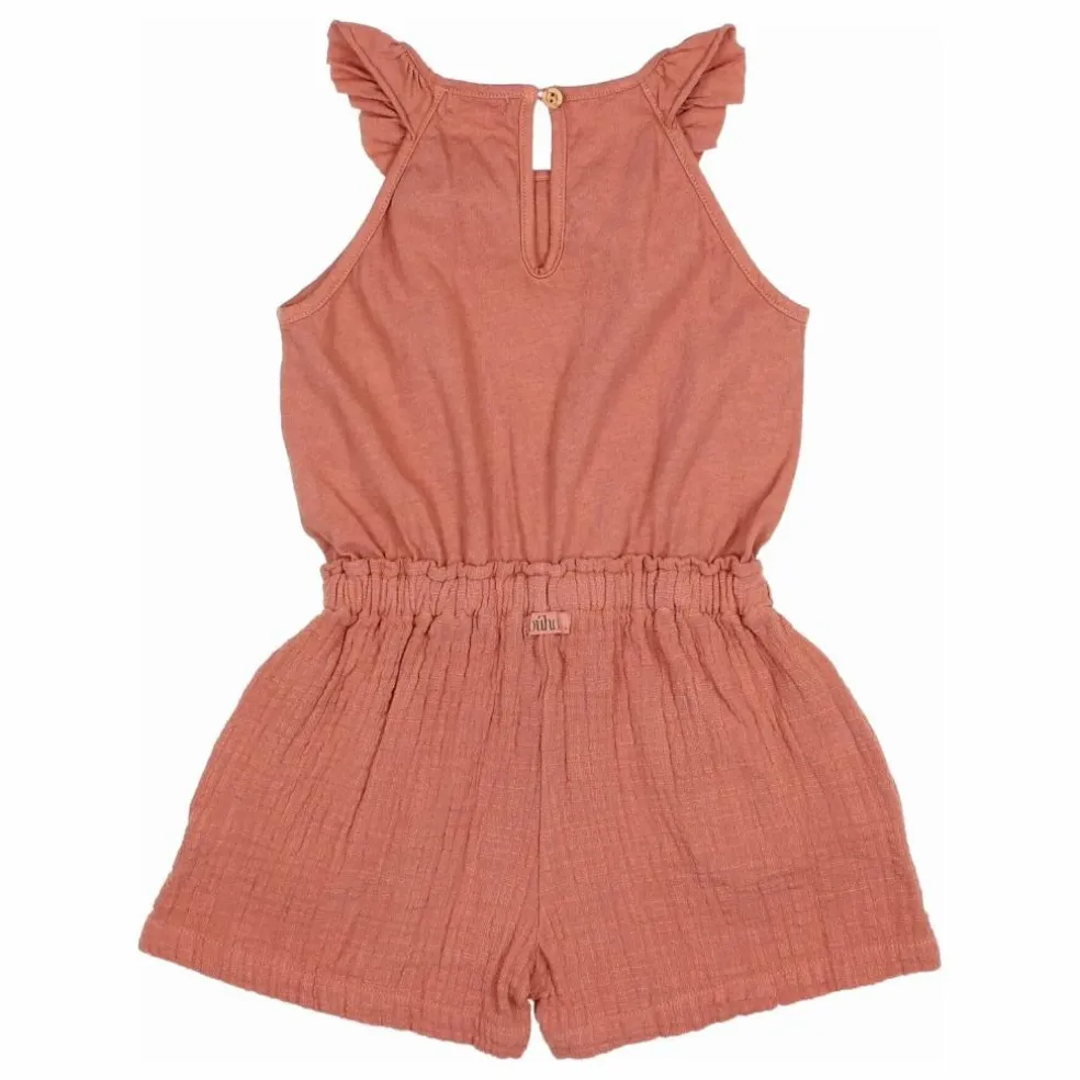 Combishort Unie Lin | Vieux Rose