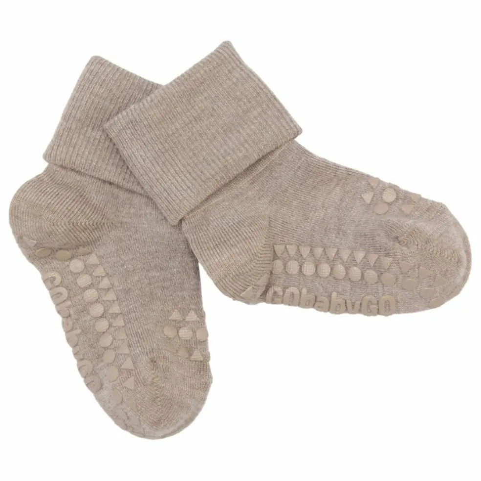 Combo Box 4 Chaussettes Antidérapantes Bamboo | Beige