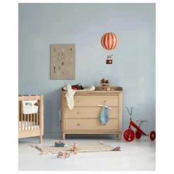 Commode à langer Wood 3 tiroirs en chêne