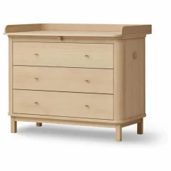Commode à langer Wood 3 tiroirs en chêne