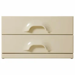 Commode 2 tiroirs | Crème