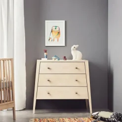 Commode 3 tiroirs Linea | Hêtre