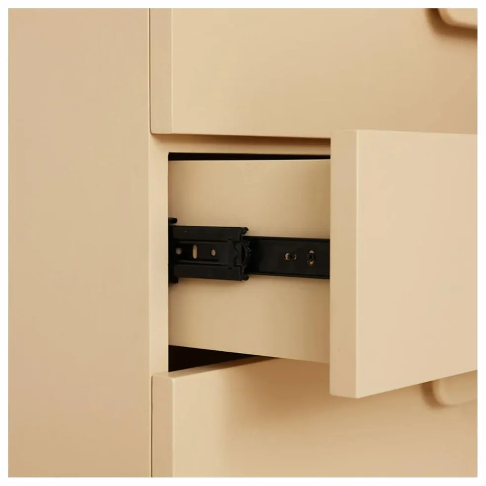 Commode 4 tiroirs Spacious | Crème