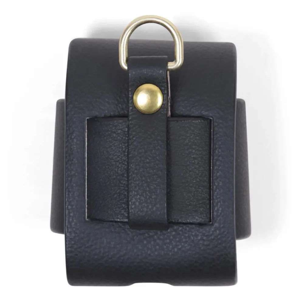 Coque Airpod 1 & 2 Joe en cuir | Noir