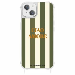Coque Iphone Ciao Amore | Vert kaki