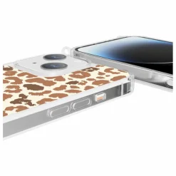 Coque Iphone Imprimé Léopard | Marron