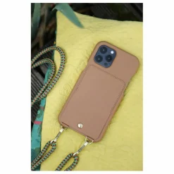 Coque Iphone Lou en cuir | Camel