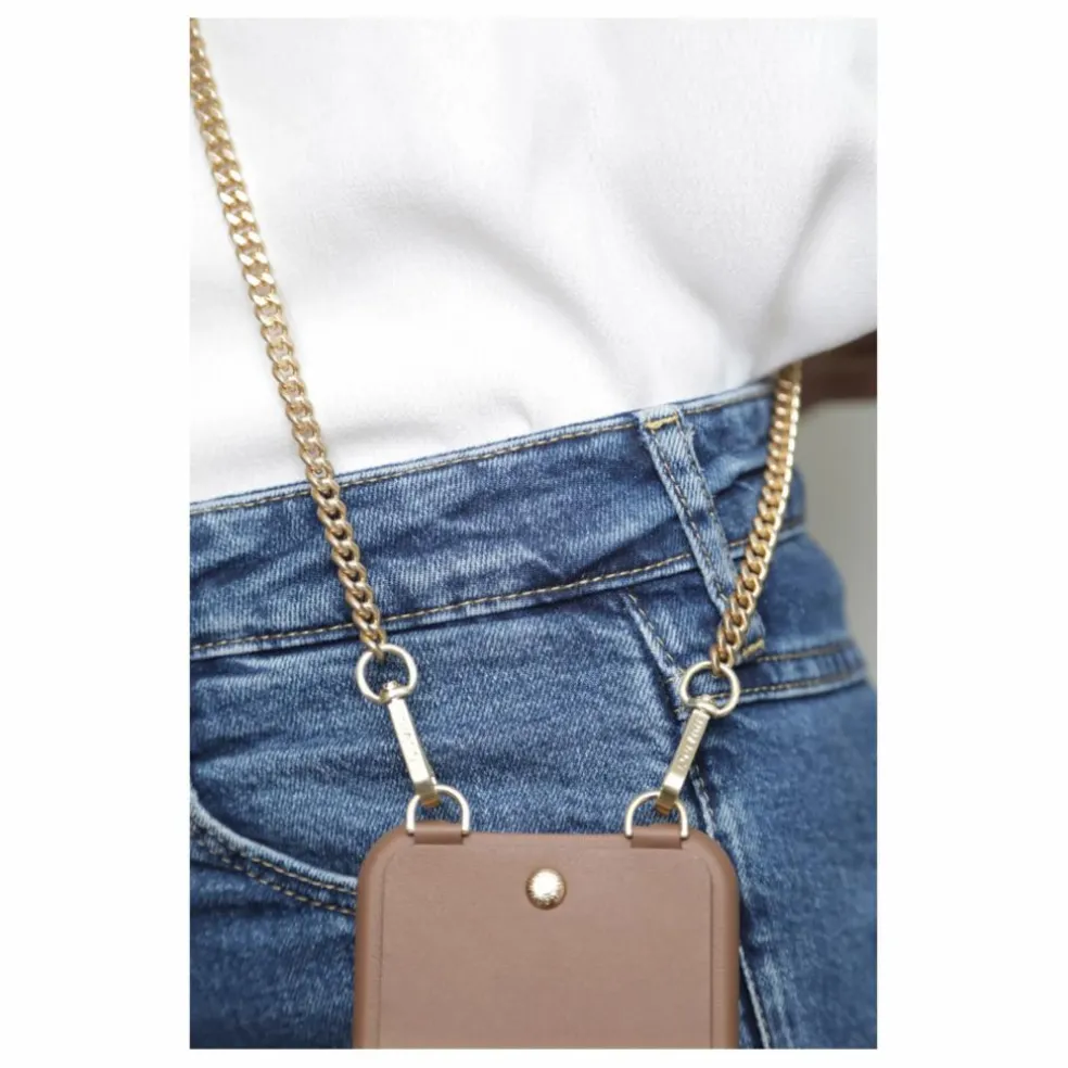 Coque Iphone Lou en cuir | Camel