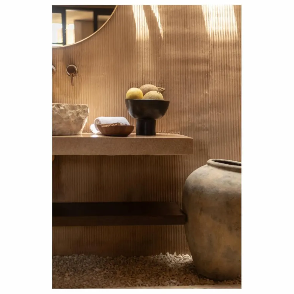 Corbeille à fruits en terracotta | Marron