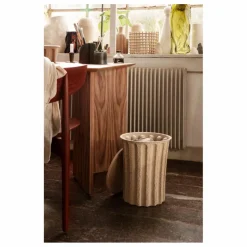 Corbeille en papier | Beige