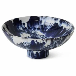 Coupe sur pied en grès | Indigo