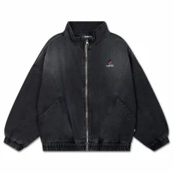 Coupe Vent Denim Coton Bio | Gris anthracite