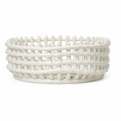 Coupelle à fruit en céramique | Blanc