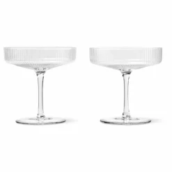 Coupes à champagne Ripple - Set de 2