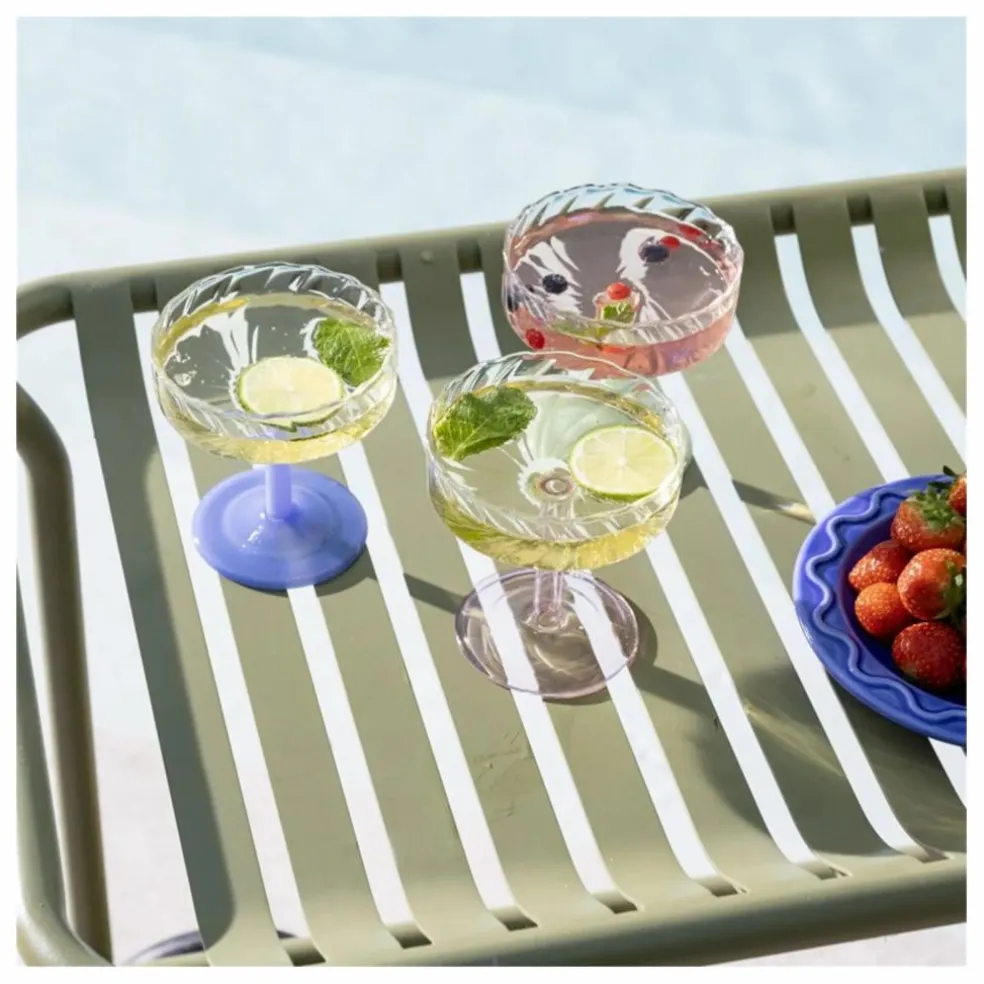 Coupes Twirl - Set de 2 | Rose
