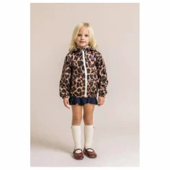 Coupe-Vent Imperméable Bastille Léopard Fibres Recyclées | Marron