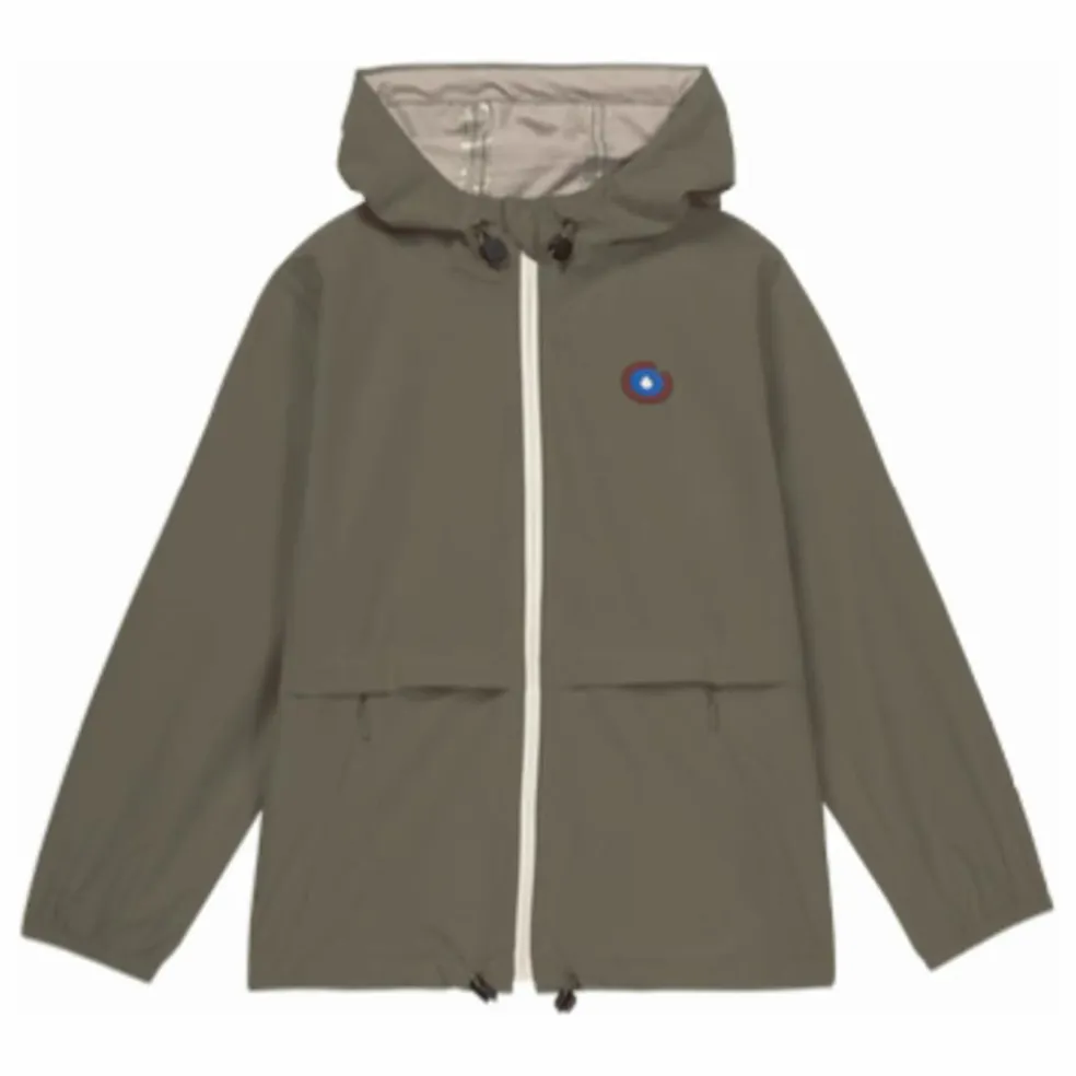Coupe-Vent Imperméable Bastille Fibres Recyclées | Vert kaki