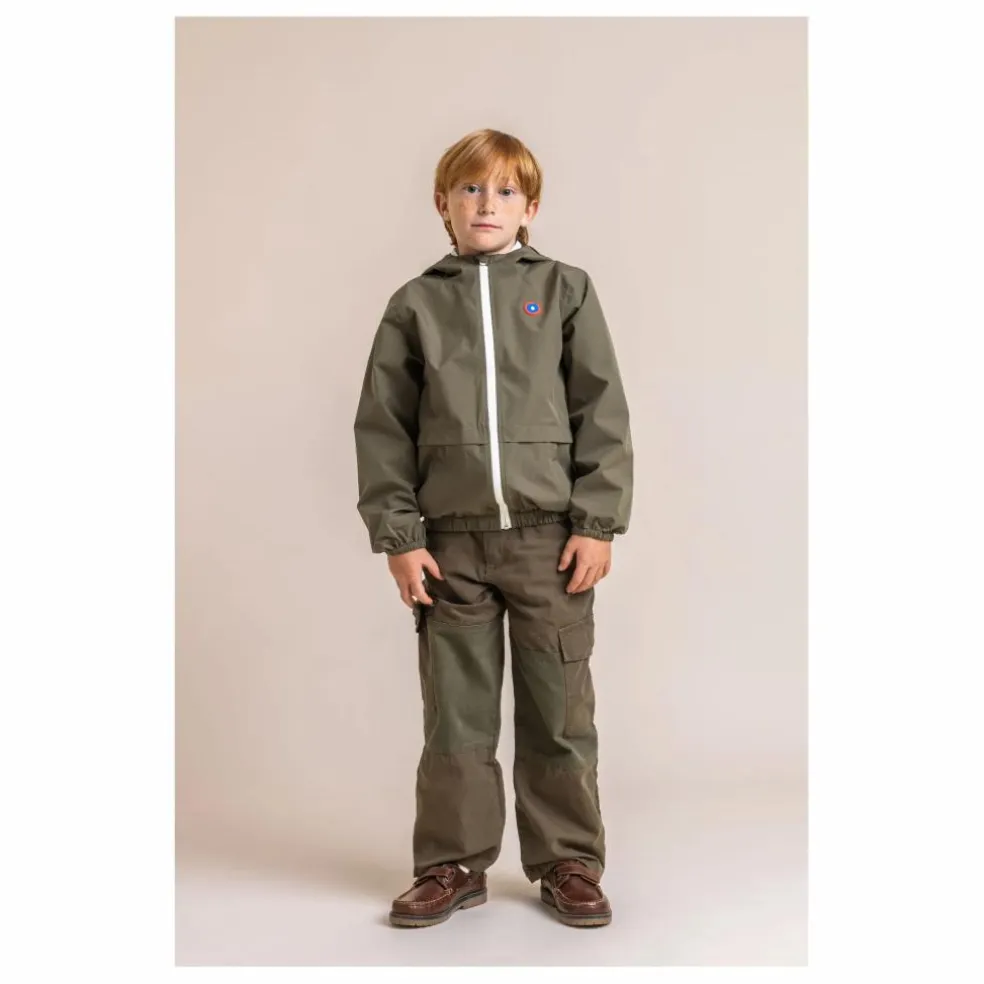 Coupe-Vent Imperméable Bastille Fibres Recyclées | Vert kaki