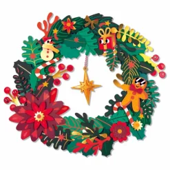 Couronne de Noël à fabriquer