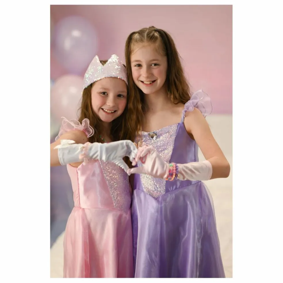Couronne de princesse à sequins | Rose pâle