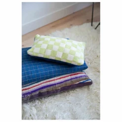 Coussin à damiers | Vert