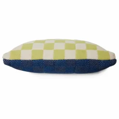 Coussin à damiers | Vert