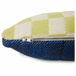 Coussin à damiers | Vert